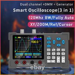 DSO3D12 Oscilloscope de stockage numérique 3 en 1 avec une bande passante de 120 MHz et deux canaux utiles.
