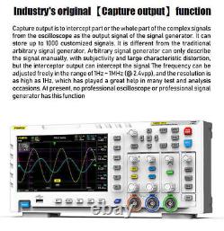 FNIRSI 1014D 7In Oscilloscope Numérique Affichage TFT LCD Double Canaux 1Go Stockage