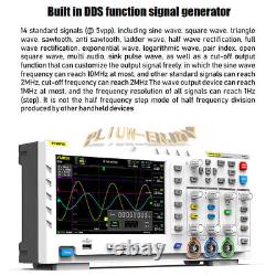 FNIRSI 1014D Générateur de signal d'oscilloscope de stockage numérique à 2 canaux 100 MHz R7V2