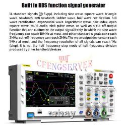 FNIRSI 1014D Générateur de signaux d'oscilloscope de stockage numérique à 2 canaux 100MHz R7V2