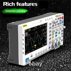 FNIRSI 1014D Oscilloscope de stockage numérique à deux canaux Signal Generator 100MHz