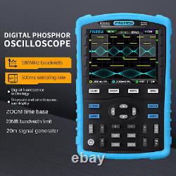 FNIRSI DPOX180H Oscilloscope de stockage numérique à 2 voies Générateur de signal 180MHz