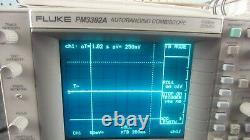 Fluke Pm3382a Oscilloscope De Stockage Numérique/analogique 100 Mhz 200ms/s 4ch