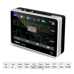Fnirsi 1013d Mini 7 Touch Panel 2ch Oscilloscope Numérique 100mhz Bande Passante 1gs