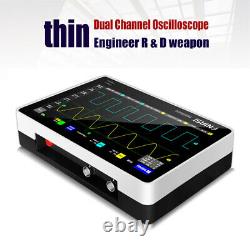 Fnirsi 1013d Mini 7 Touch Panel 2ch Oscilloscope Numérique 100mhz Bande Passante 1gs