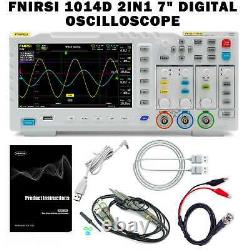 Fnirsi-1014d 7 LCD 2 Générateur De Signal De Canal Oscilloscope De Stockage Numérique H4j1