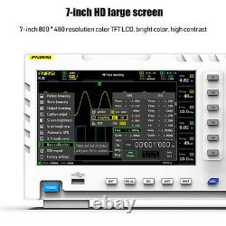 Fnirsi-1014d 7 LCD 2 Générateur De Signal De Canal Oscilloscope De Stockage Numérique H4j1