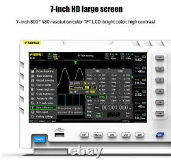 Fnirsi 1014d 7en Oscilloscope Numérique Tft Affichage LCD Dual Channels 1gb Stockage