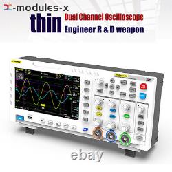 Fnirsi-1014d Stockage D'oscilloscope Numérique 100mhz 2 Générateur De Signal De Canal 7'