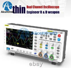 Fnirsi 1014d Stockage Numérique Générateur De Signal D'oscilloscope À Deux Canaux 100mhz