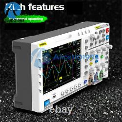 Fnirsi 1014d Stockage Numérique Générateur De Signal D'oscilloscope À Deux Canaux 100mhz