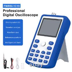 Fnirsi-1c15 Oscilloscope De Stockage Numérique 110mhz Bande Passante 500ms/s Portable
