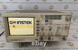 GW Instek GDS-2102 Oscilloscope numérique de stockage 2 canaux All-In-One 100MHz