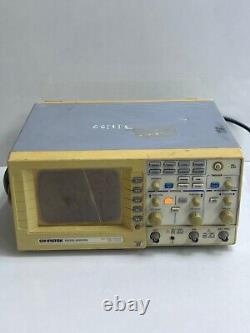 GW Instek GDS-820S Oscilloscope de stockage numérique, pour pièces ou non fonctionnel