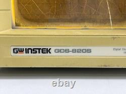 GW Instek GDS-820S Oscilloscope de stockage numérique, pour pièces ou non fonctionnel