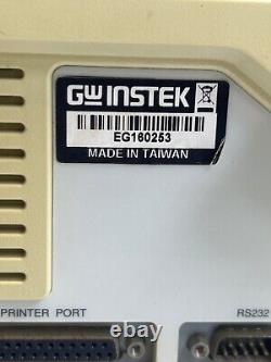 GW Instek GDS-820S Oscilloscope de stockage numérique, pour pièces ou non fonctionnel