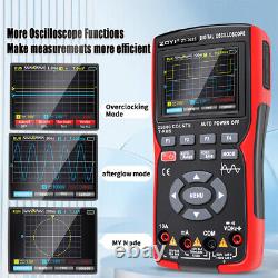 Générateur de signal oscilloscope 3 en 1, multimètre numérique, stockage des données de forme d'onde sur PC
