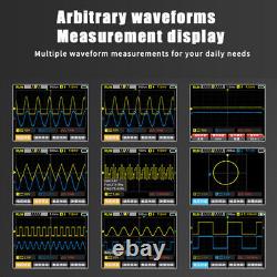 Générateur de signal oscilloscope 3 en 1, multimètre numérique, stockage des données de forme d'onde sur PC