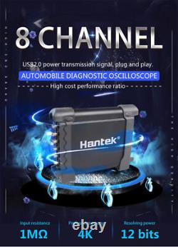 Hantek 1008C Oscilloscope numérique de diagnostic automobile USB PC 8 canaux DAQ