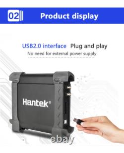 Hantek 1008C Oscilloscope numérique de diagnostic automobile USB PC 8 canaux DAQ