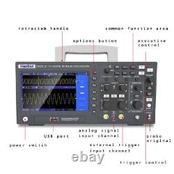Hantek DSO2C15 7 TFT Oscilloscope de stockage numérique 150 MHz de bande passante 2CH 1GSa/s