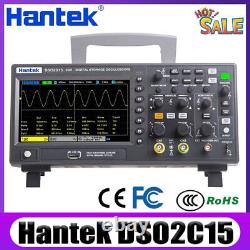 Hantek DSO2C15 Oscilloscope de stockage numérique TFT 7' 150MHZ de largeur de bande 2 voies 1GSa/s