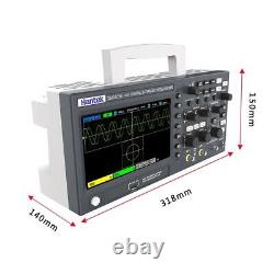 Hantek DSO2C15 Oscilloscope de stockage numérique TFT 7' 150MHZ de largeur de bande 2 voies 1GSa/s