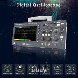 Hantek DSO2D10 Oscilloscope de stockage numérique 2 canaux 150 MHz 1GSa/S avec 1CH AWG