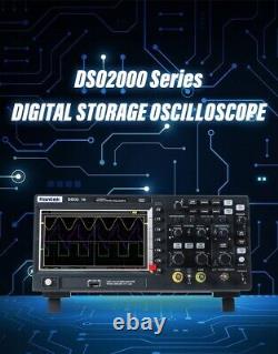 Hantek DSO2D15 7 TFT LCD Oscilloscope numérique 2CH + 1CH 150MHz Bande passante 1GSa/S
