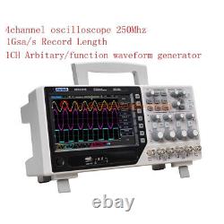 Hantek DSO4254C Oscilloscope de stockage numérique 64K 4CH 250MHz source de signal NOUVEAU