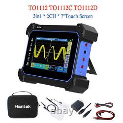 Hantek TO1112 TO1112C TO1112D Oscilloscope numérique à écran tactile 7 pouces 2 voies 110Mhz