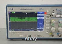 Nouveau Oscilloscope De Stockage Numérique Bk Precision 2553 4 Canaux 70 Mhz 2 Gsa/s
