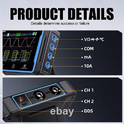 Nouveau générateur de signal à 2 canaux FNIRSI-2C53P Oscilloscope de stockage numérique 3 en 1