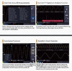 OWON SDS1104 Oscilloscope 4 voies numérique 100MHZ bande passante 1GS/s haute précision