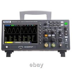 Oscilloscope Hantek DSO2D10 2CH 100MHz 1GSa/s avec générateur de signal AWG numérique sur banc