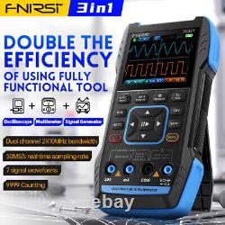 Oscilloscope Numérique Portable FNIRSI 2C23T Multimètre + Générateur de Signaux Fonctionnels