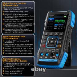 Oscilloscope Numérique Portable FNIRSI 2C23T Multimètre + Générateur de Signaux Fonctionnels