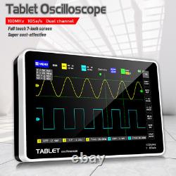 Oscilloscope à tablette numérique 1013D à double canal, bande passante de 100M et taux d'échantillonnage de 1GS.
