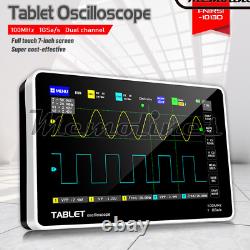 Oscilloscope de stockage FNIRSI numérique avec affichage FFT 1013D 7 pouces 2 voies bande passante de 100 MHz