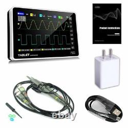 Oscilloscope de stockage numérique 1013D avec FFT, écran 7 pouces, 2 canaux, bande passante de 100 MHz et taux d'échantillonnage de 1GS/s