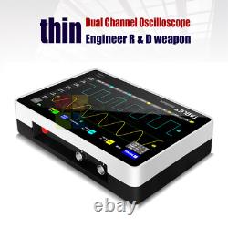 Oscilloscope de stockage numérique 1013D avec FFT, écran 7 pouces, 2 canaux, bande passante de 100 MHz et taux d'échantillonnage de 1GS/s