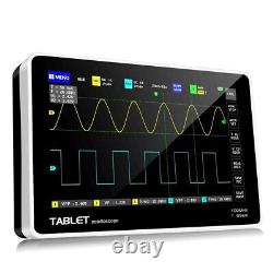 Oscilloscope de stockage numérique 1013D avec FFT, écran 7 pouces, 2 canaux, bande passante de 100 MHz et taux d'échantillonnage de 1GS/s