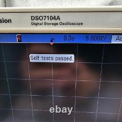 Oscilloscope de stockage numérique Agilent DSO7104A d'occasion 1GHz 4GSa/s (Opt. Mem 8M)