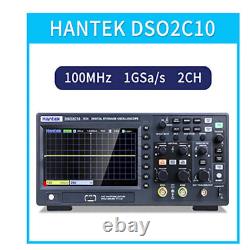 Oscilloscope de stockage numérique Hantek DSO2C10 2CH 100Mhz Bandwidth 1GS/s Taux d'échantillonnage