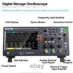 Oscilloscope de stockage numérique Hantek DSO2C10 DSO2C15 DSO2D10 DSO2D15 1GSa/S 8M