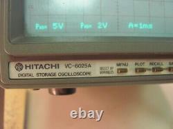 Oscilloscope de stockage numérique Hitachi VC-6025A