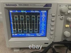 Oscilloscope de stockage numérique à deux canaux Tektronix TDS2002C