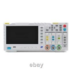 Oscilloscope de stockage numérique à double canal FNIRSI-1014D 100 MHz 1GSa/s LCD couleur 7 pouces