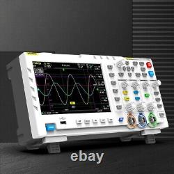 Oscilloscope de stockage numérique à double canal FNIRSI-1014D 100 MHz 1GSa/s LCD couleur 7 pouces