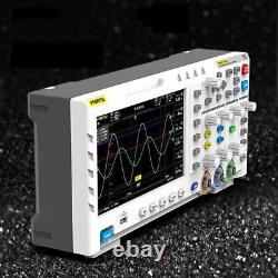 Oscilloscope de stockage numérique à double canal FNIRSI-1014D 100 MHz 1GSa/s LCD couleur 7 pouces